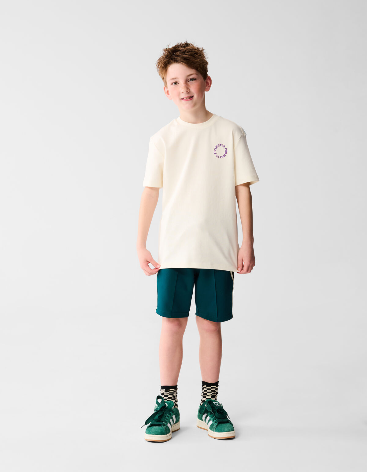 Text-T-Shirt Off White SHOEBY BOYS