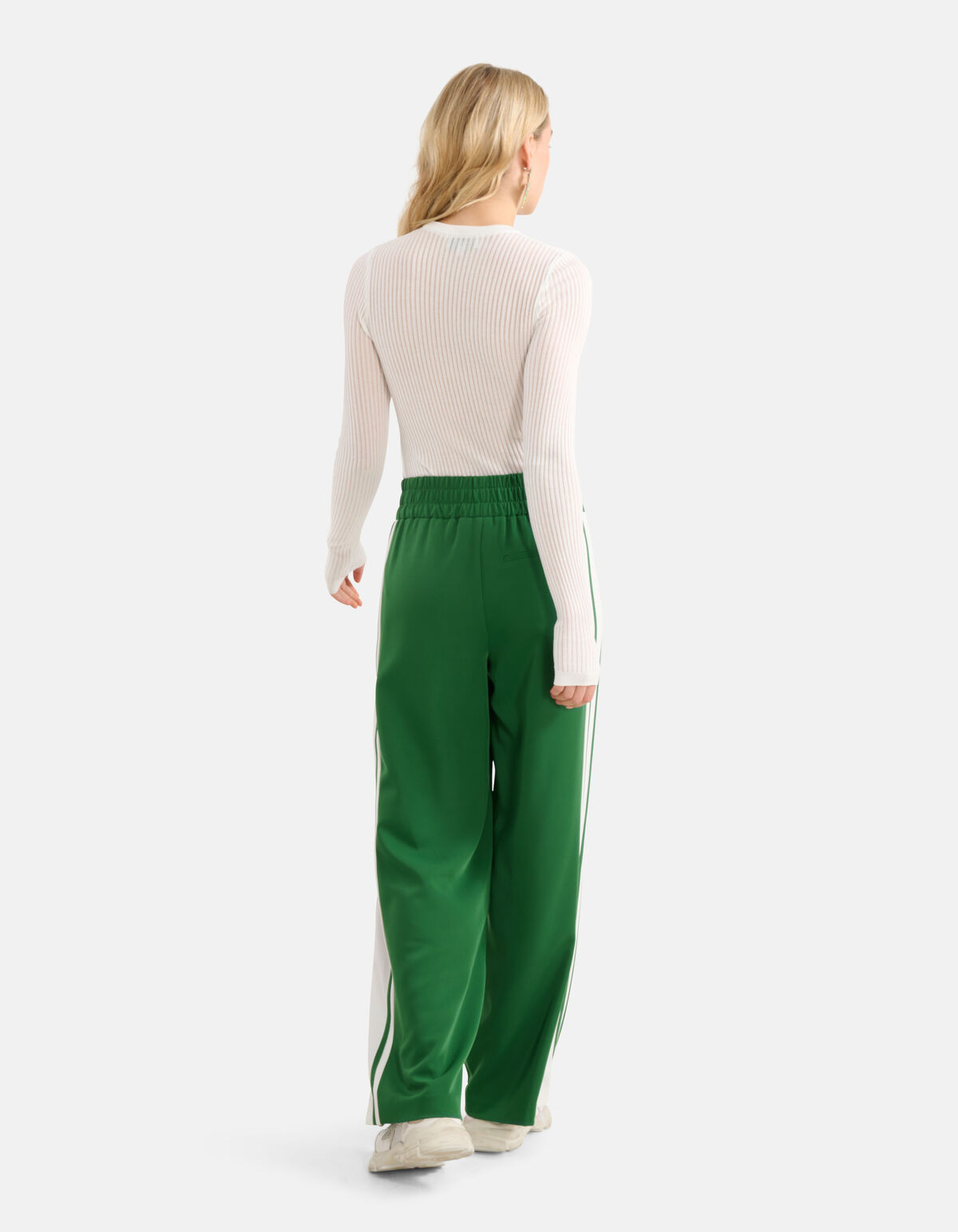 Structuur Longsleeve Gebroken Wit SHOEBY WOMEN