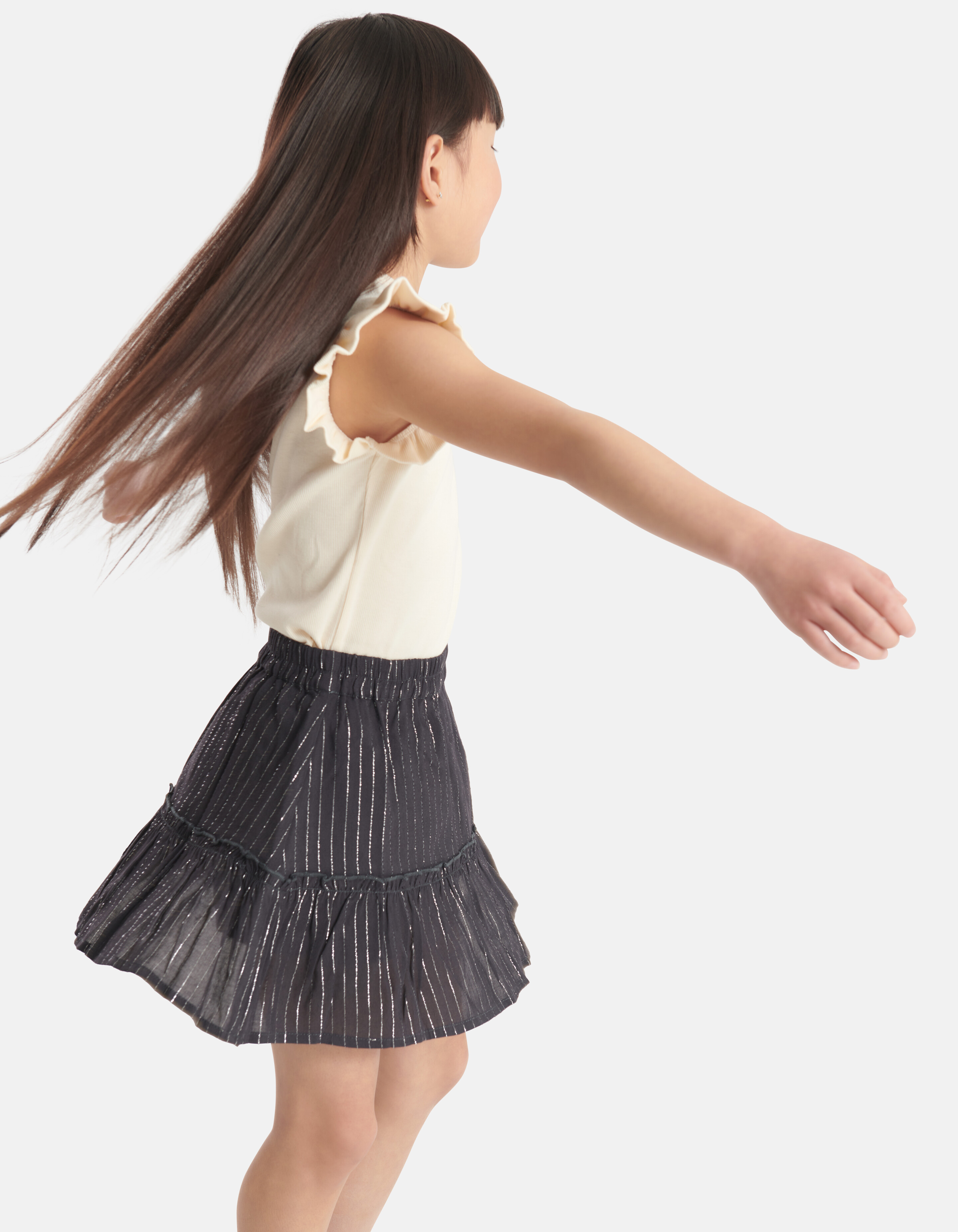 Lurex-Rock Dunkelgrau SHOEBY GIRLS