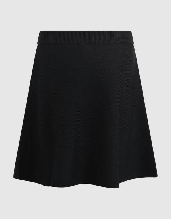 Strick-Minirock Schwarz SHOEBY GIRLS