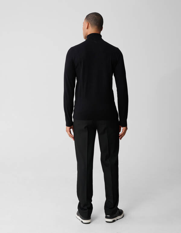 Strickpullover mit Rollkragen Schwarz SHOEBY MEN