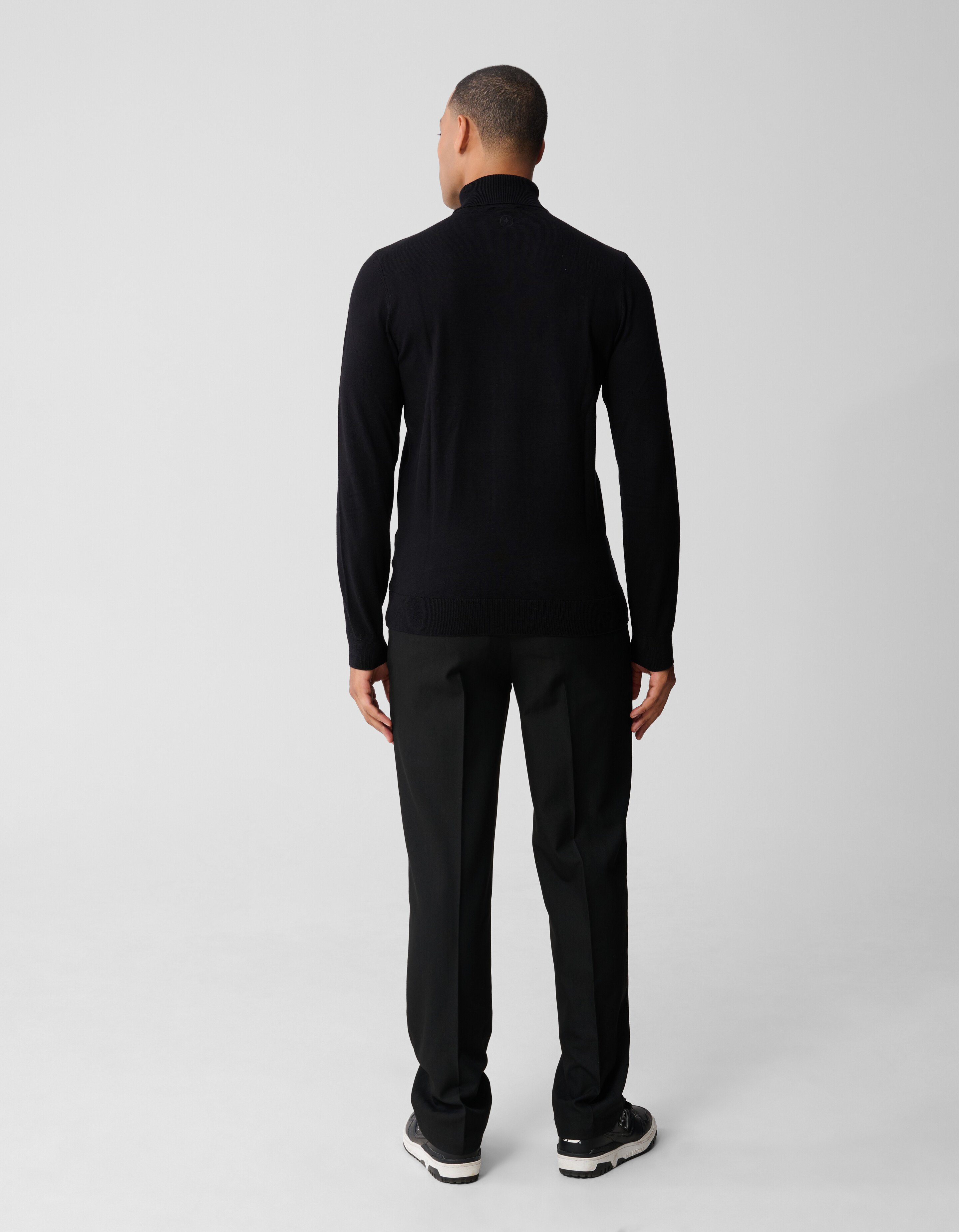 Strickpullover mit Rollkragen Schwarz SHOEBY MEN