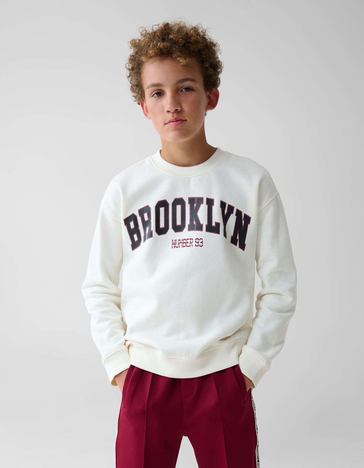 City-Pullover Off-white SHOEBY BOYS