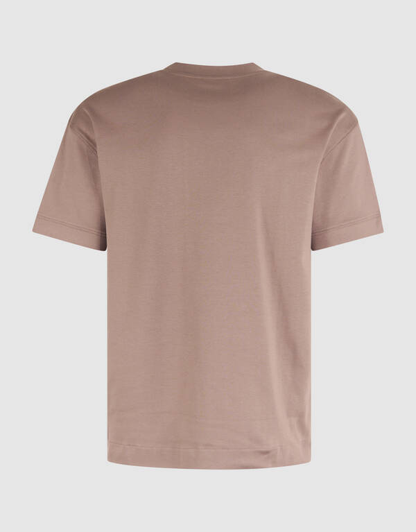 Stickerei-T-Shirt Hellbraun SHOEBY MEN