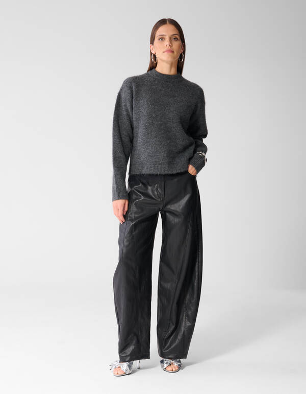 Lace Strickpullover dunkelgrau SHOEBY WOMEN