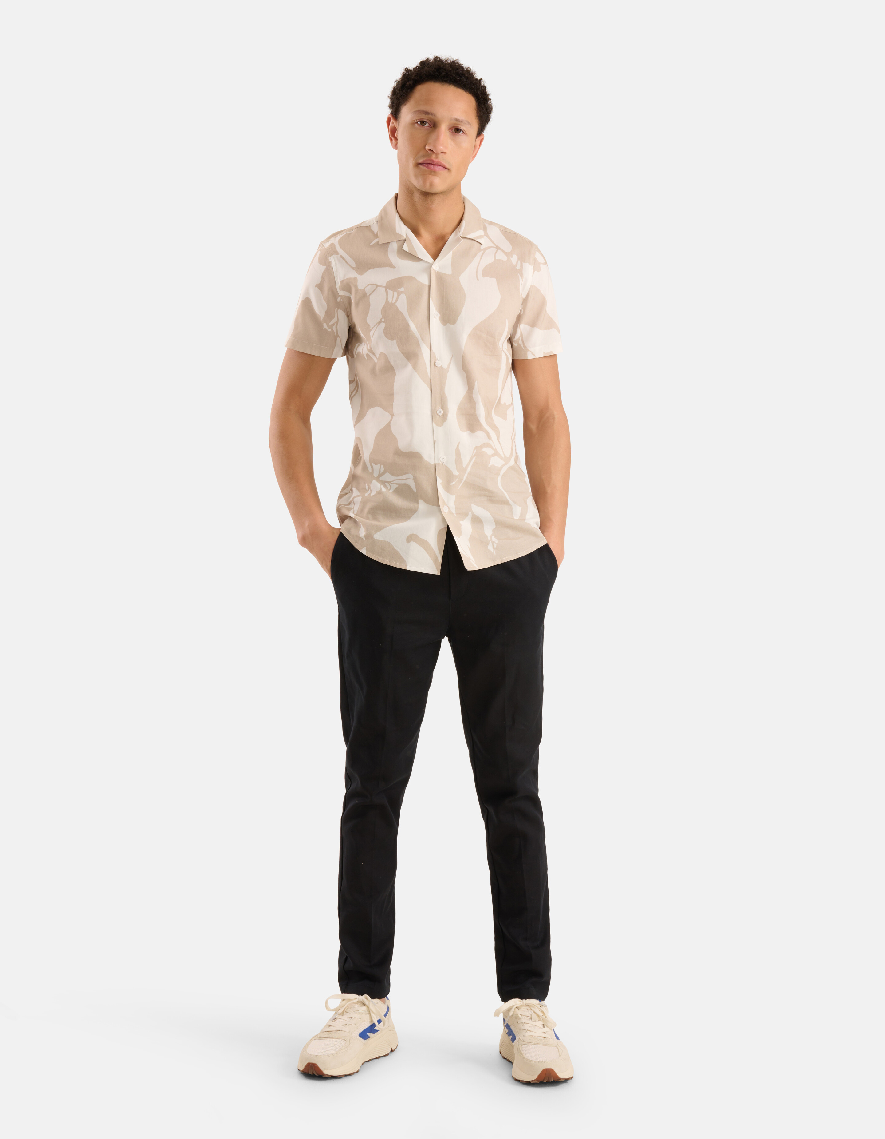 Artwork Shirt Beige SHOEBY MEN
