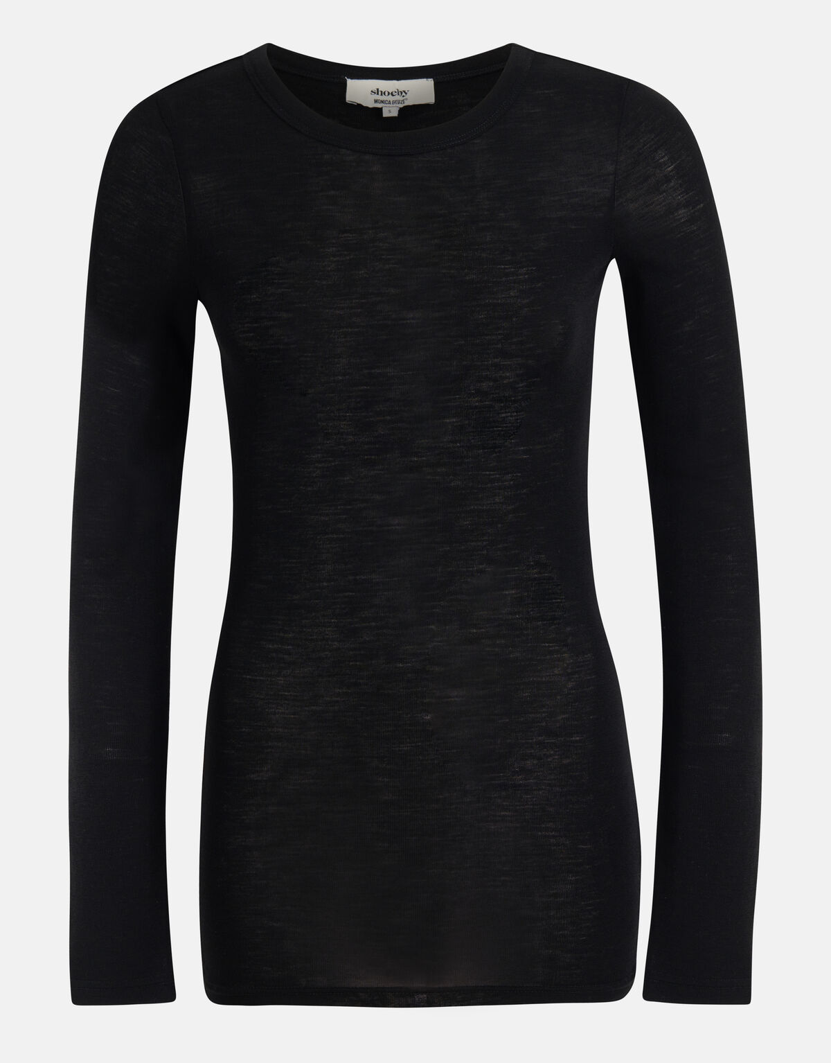 Langarm-T-Shirt Schwarz von Monica SHOEBY WOMEN