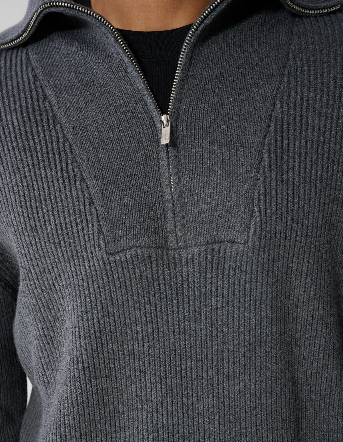 Relaxed Sailor Pullover Grau SHOEBY MEN