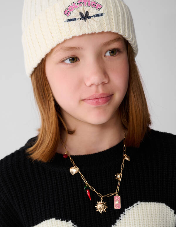 Pullover mit großem Herz SCHWARZ SHOEBY GIRLS