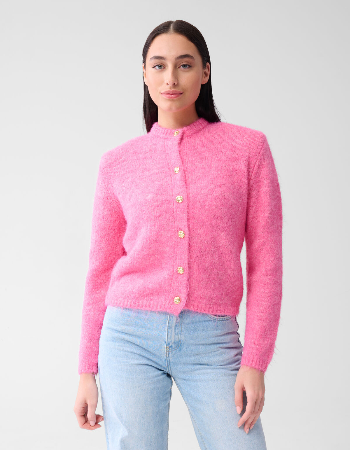 Weiche Strickjacke Rosa SHOEBY WOMEN