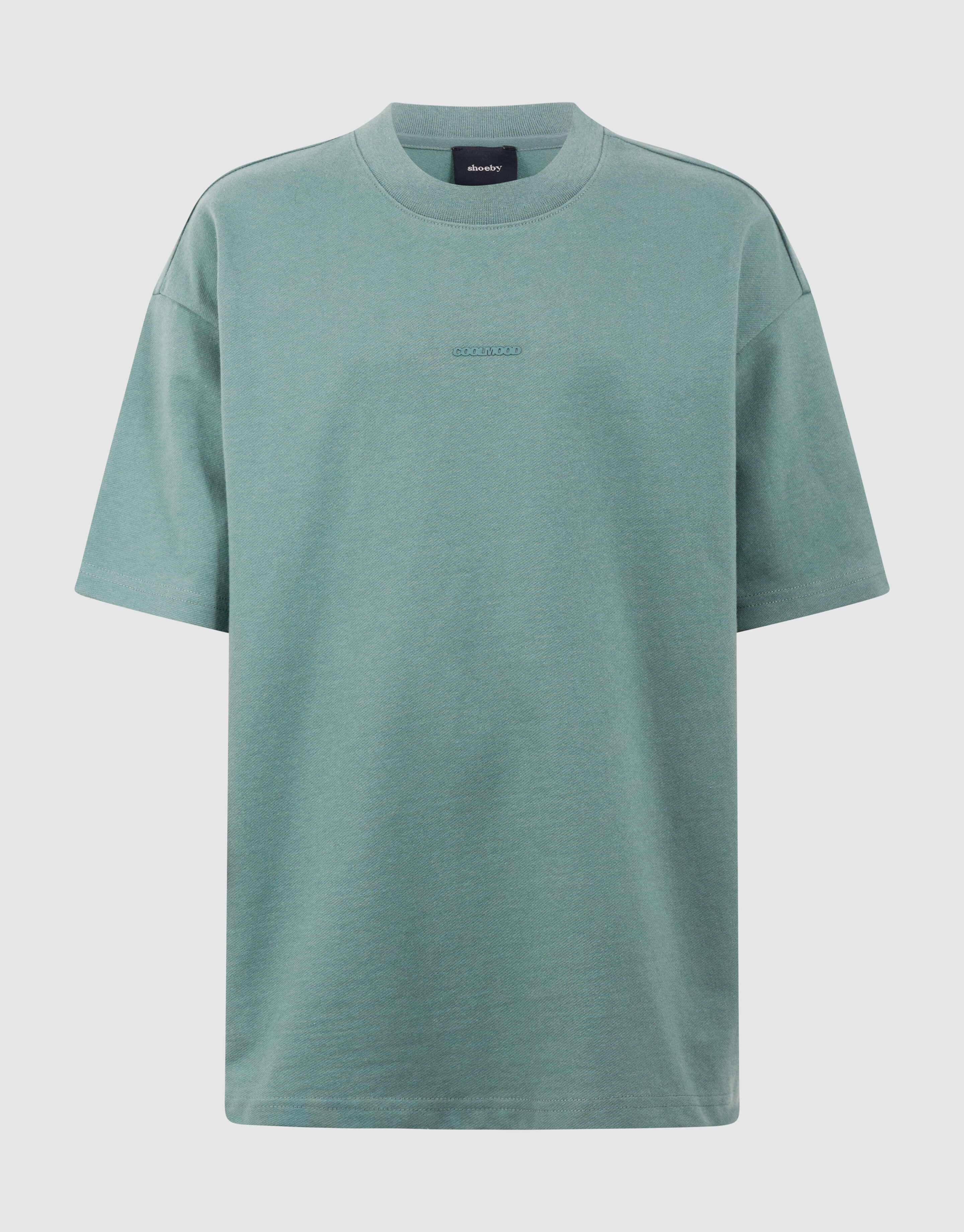 Minimal Text T-Shirt Gr&uuml;n SHOEBY BOYS