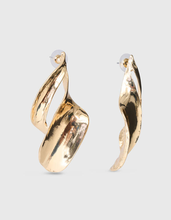Wavy Ohrringe Gold SHOEBY ACCESSOIRES