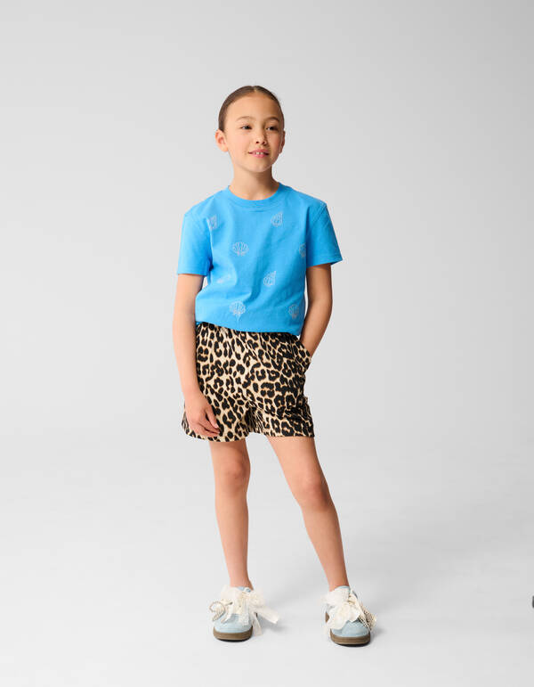 Leopardenshorts Braun SHOEBY GIRLS