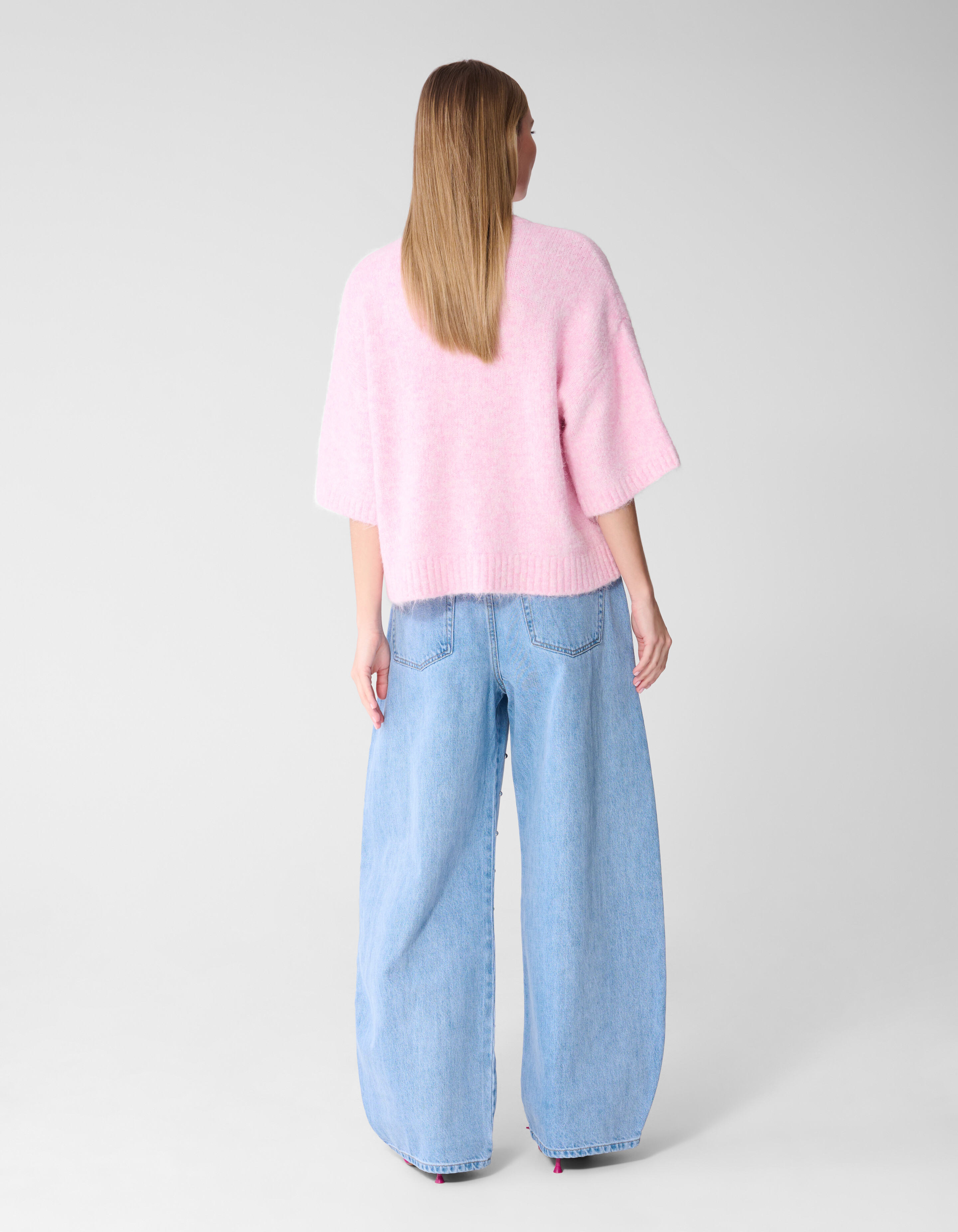 Stud Baggy Fit Jeans Gebleicht SHOEBY WOMEN