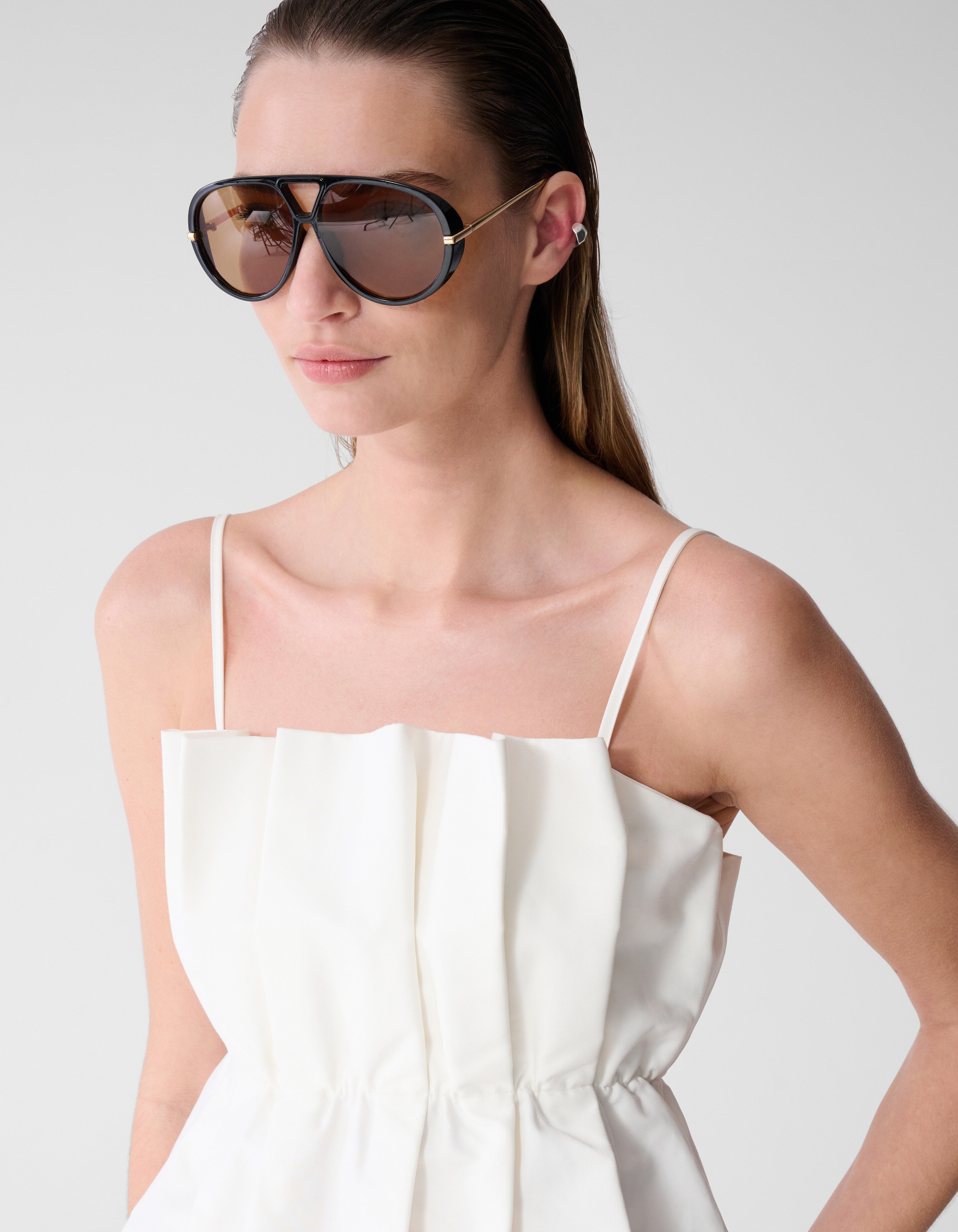 Faltenoberteil Wei&szlig; von Lonneke SHOEBY WOMEN