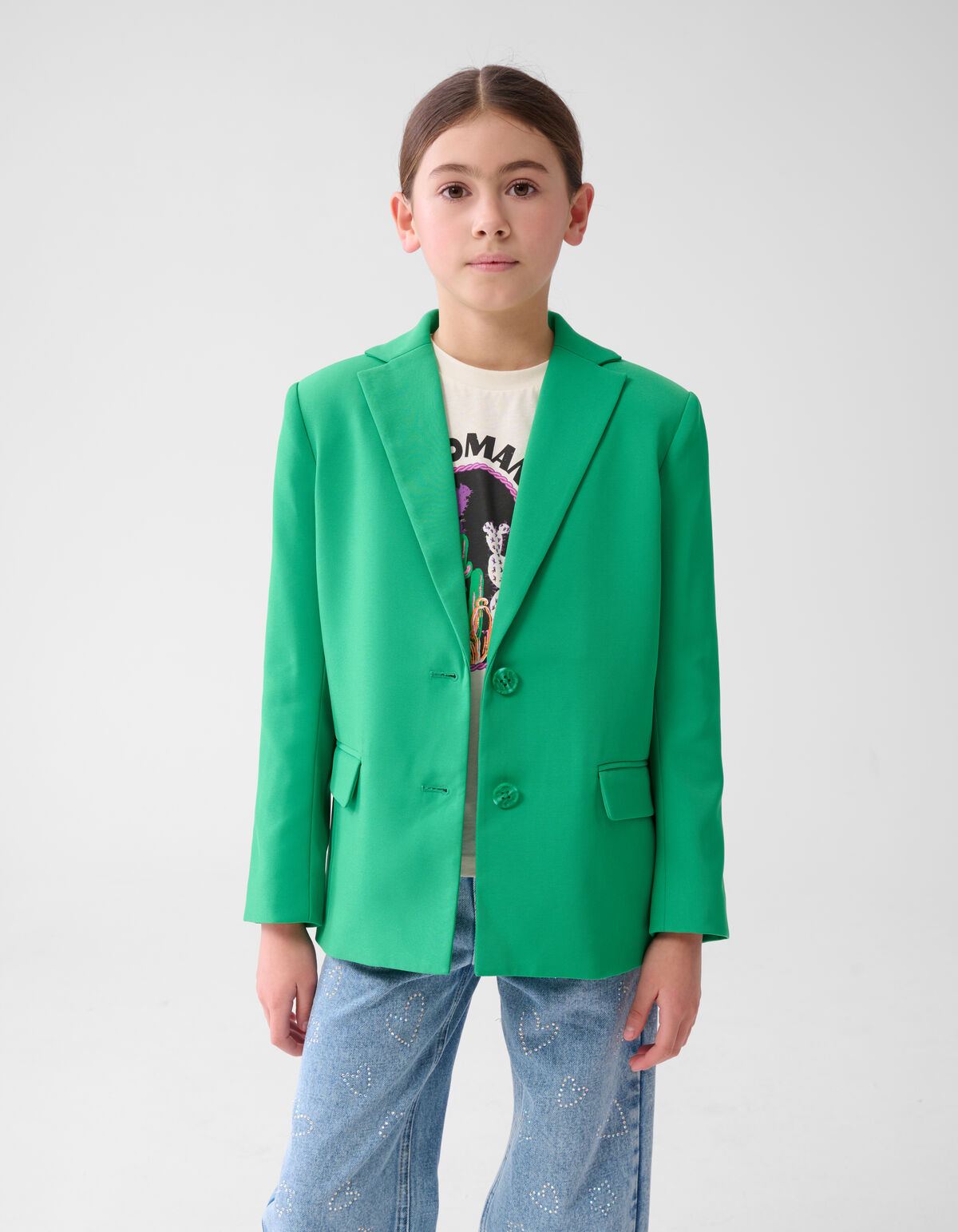 Basic Blazer Gr&uuml;n SHOEBY GIRLS