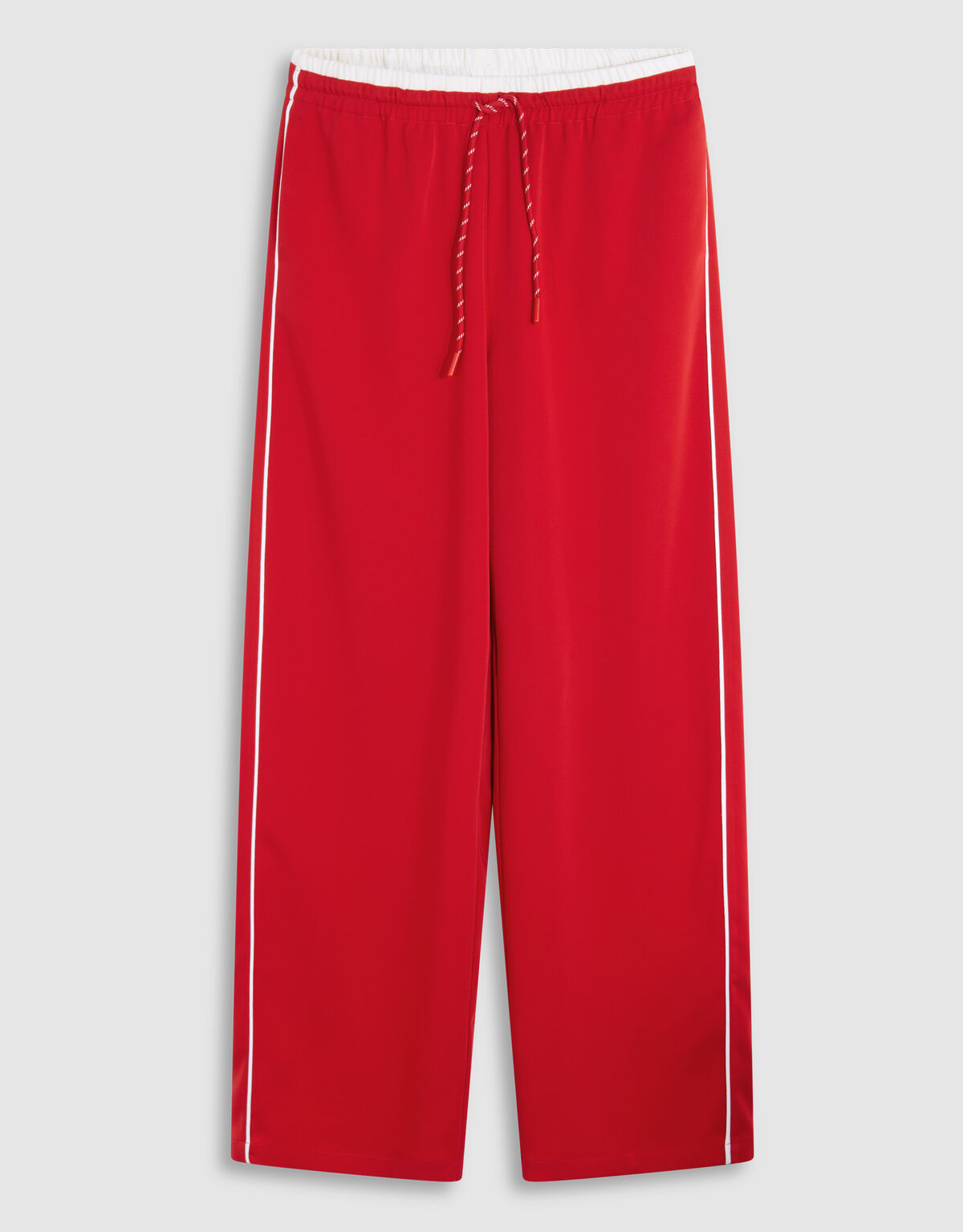 Sportliche Bundhose mit weitem Bein Rot SHOEBY WOMEN