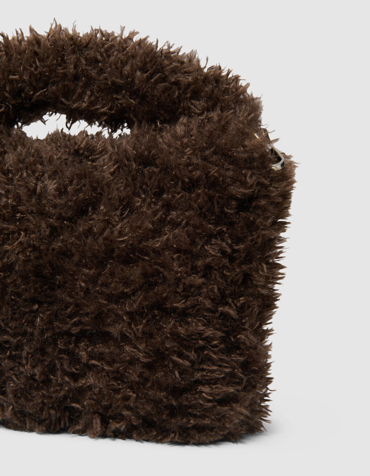 Fluffy Fur Tasche Dunkelbraun SHOEBY ACCESSOIRES