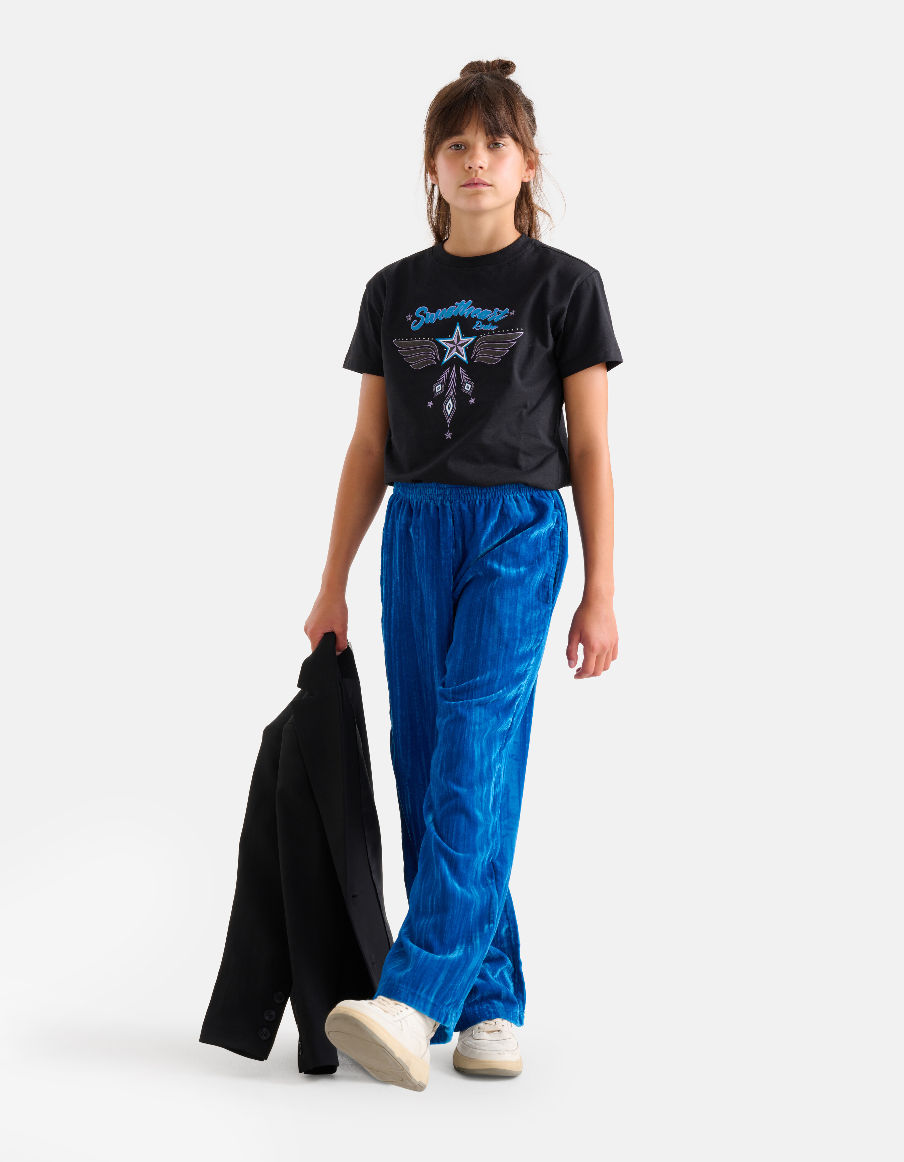 Western Artwork T-shirt Schwarz SHOEBY GIRLS