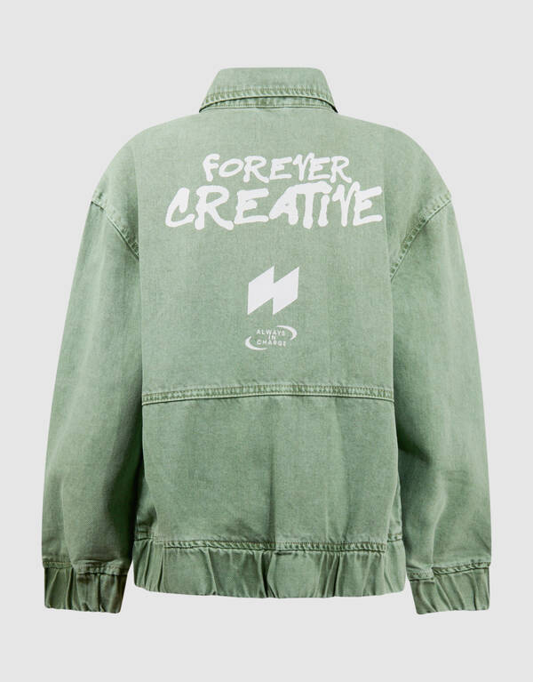 Kreativer Bomber Jack Hellgr&uuml;n SHOEBY BOYS