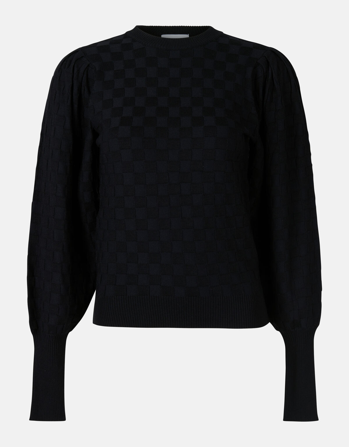 Plaid Print Pullover Schwarz von Mieke SHOEBY WOMEN