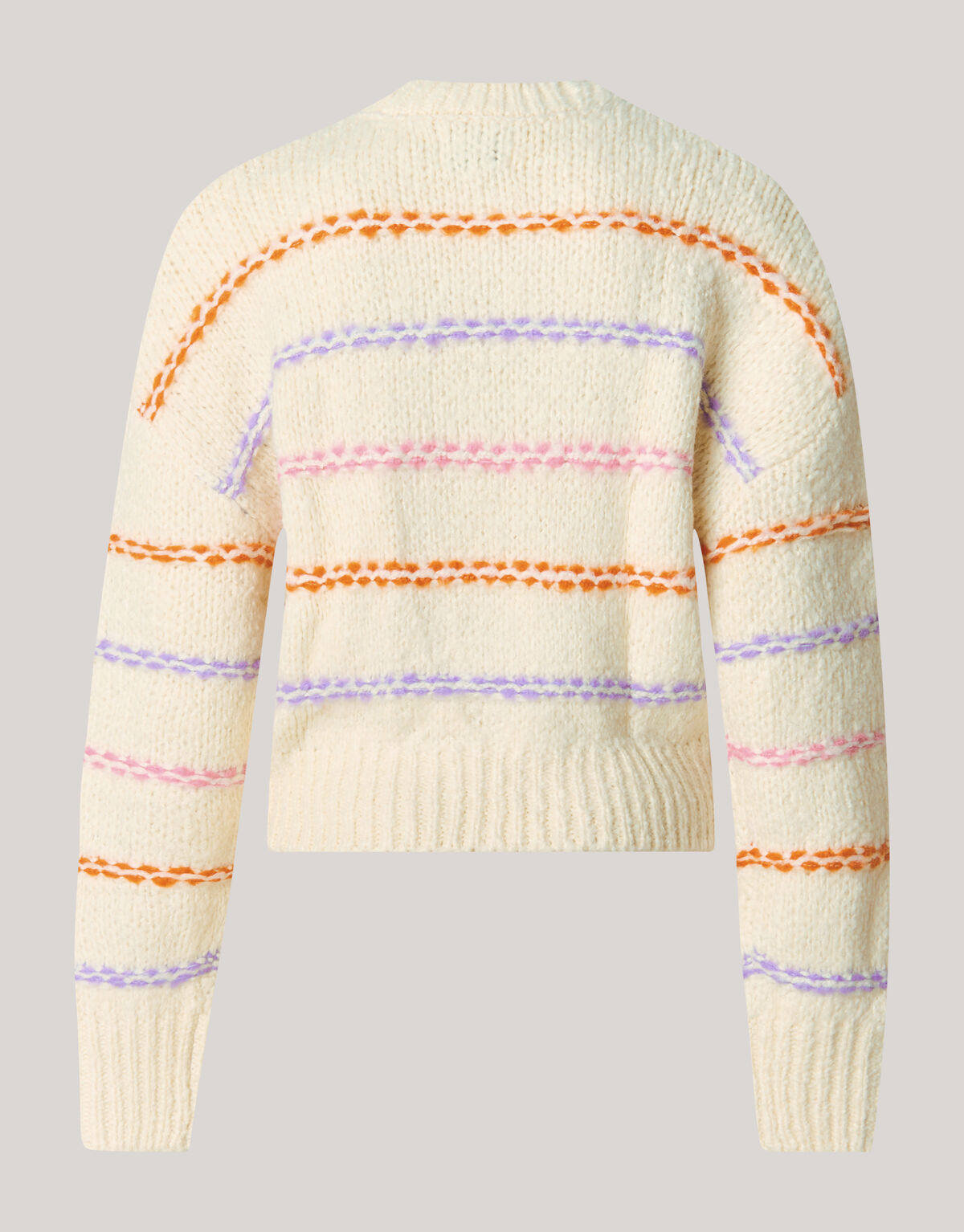 Fun Stripe Pullover Off White SHOEBY WOMEN
