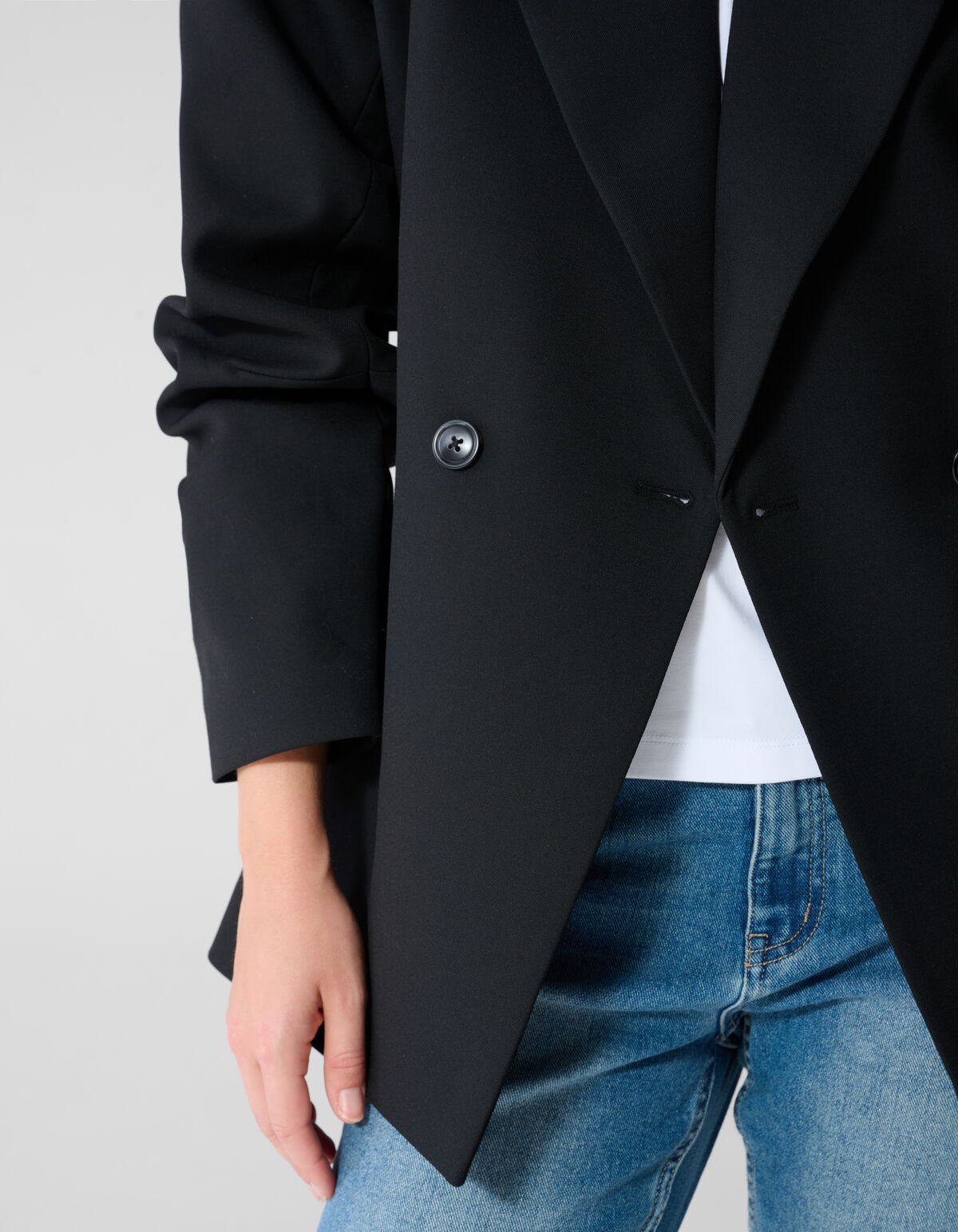 Oversized Shoulder Blazer Schwarz By Lonneke SHOEBY WOMEN