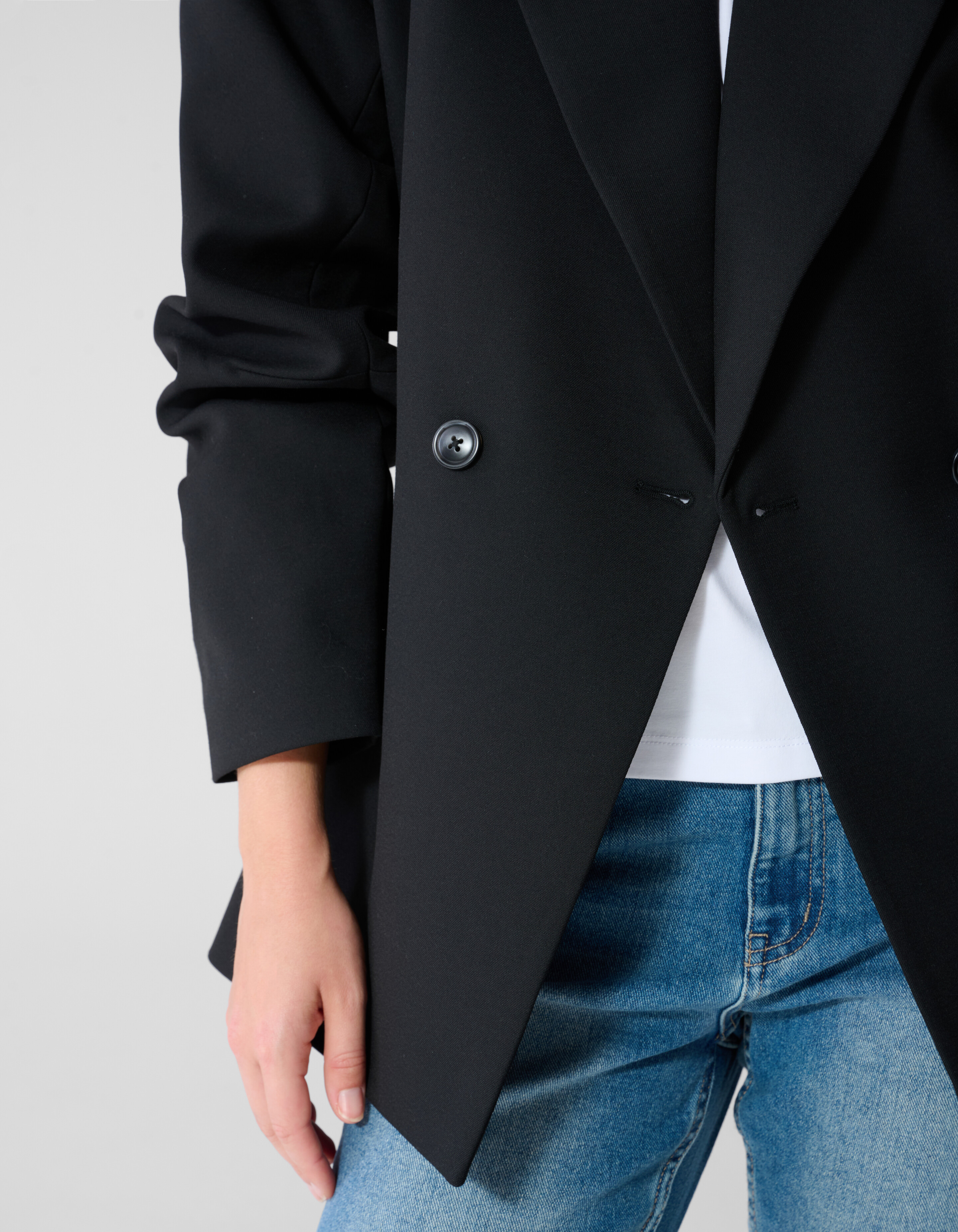 Oversized Shoulder Blazer Schwarz By Lonneke SHOEBY WOMEN