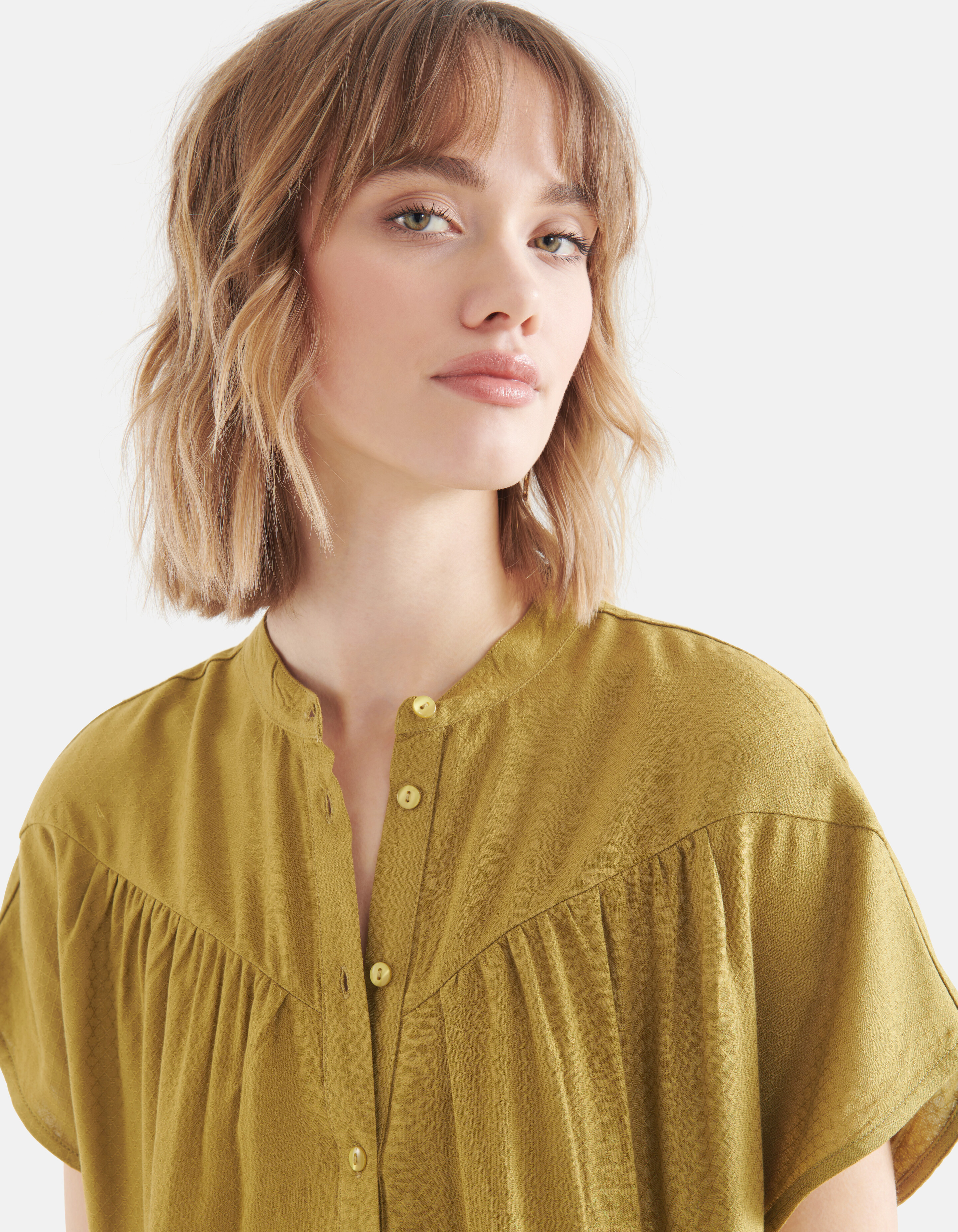 Relaxed Fit Top Grün SHOEBY WOMEN