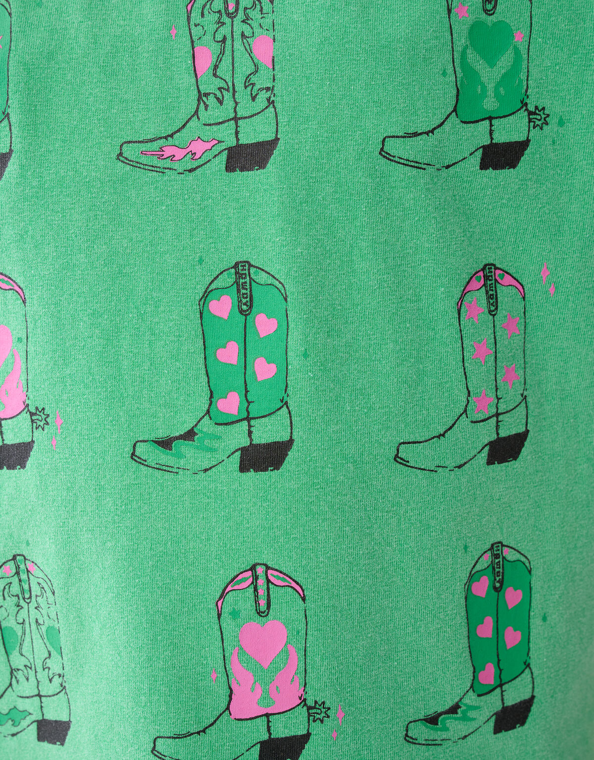 Kunstwerk T-shirt Gr&uuml;n SHOEBY GIRLS