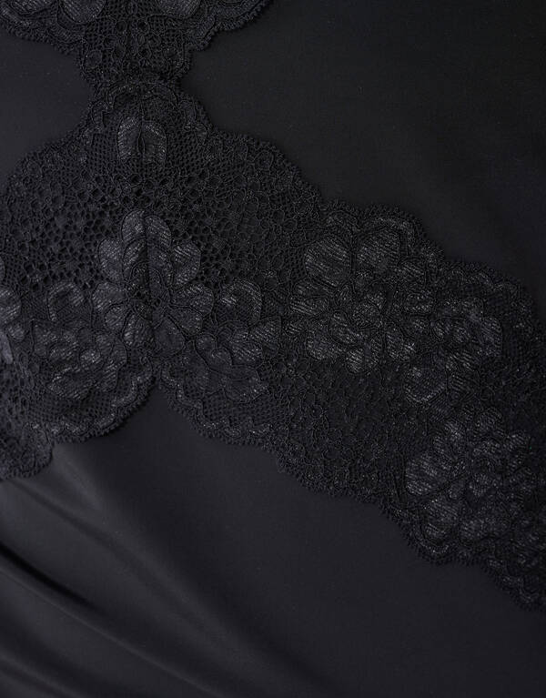 Spitzen-Singlet Top Schwarz SHOEBY WOMEN