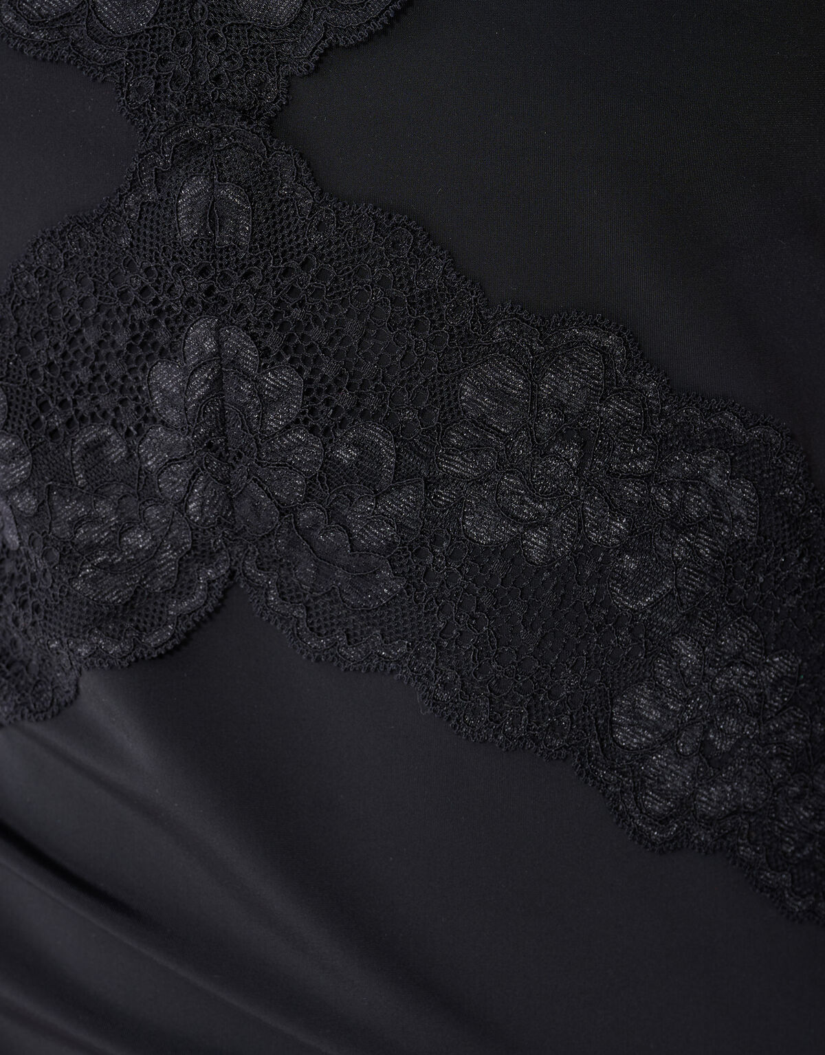 Spitzen-Singlet Top Schwarz SHOEBY WOMEN