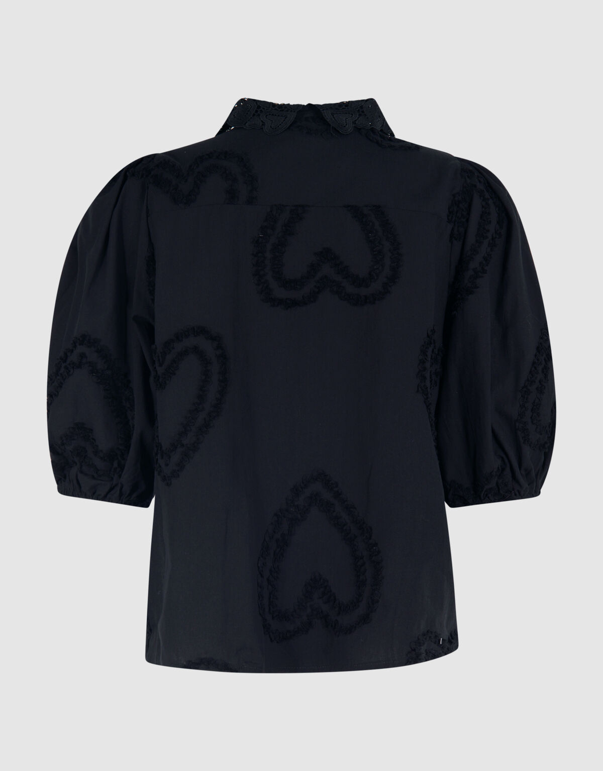 Puff Heart Top Schwarz SHOEBY WOMEN