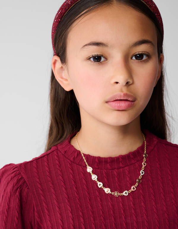 Schößchen-Top Dunkelrot SHOEBY GIRLS