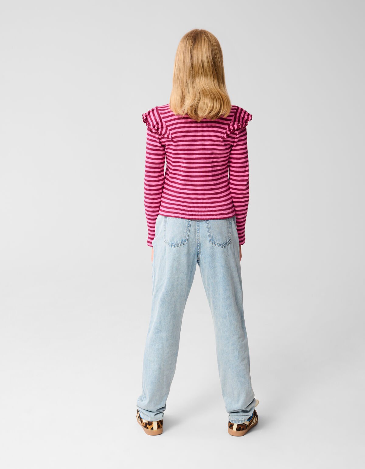 Fun Embroidery Denim gebleicht SHOEBY GIRLS