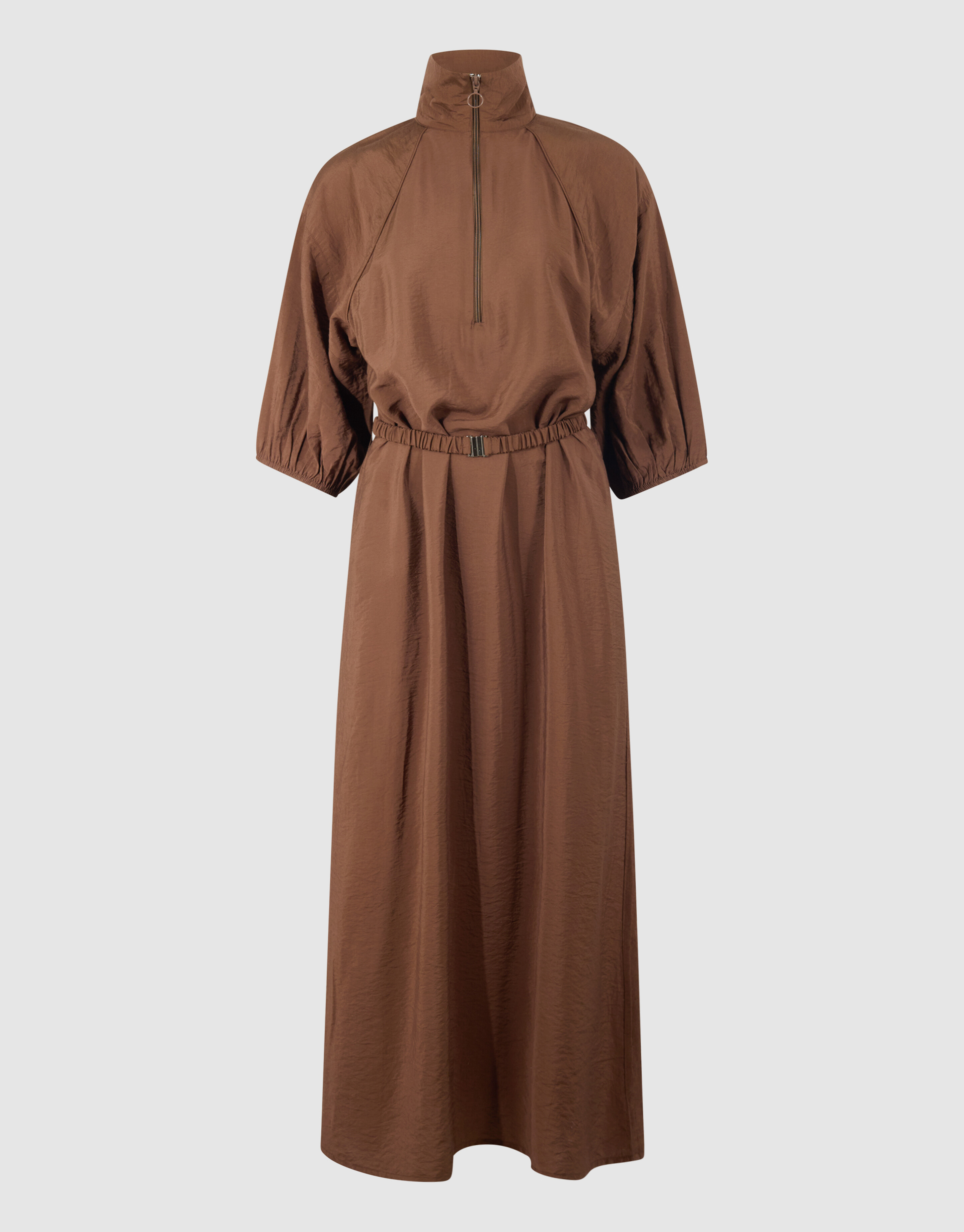 Sportlicher Trainingsanzug Maxi Kleid Braun SHOEBY WOMEN