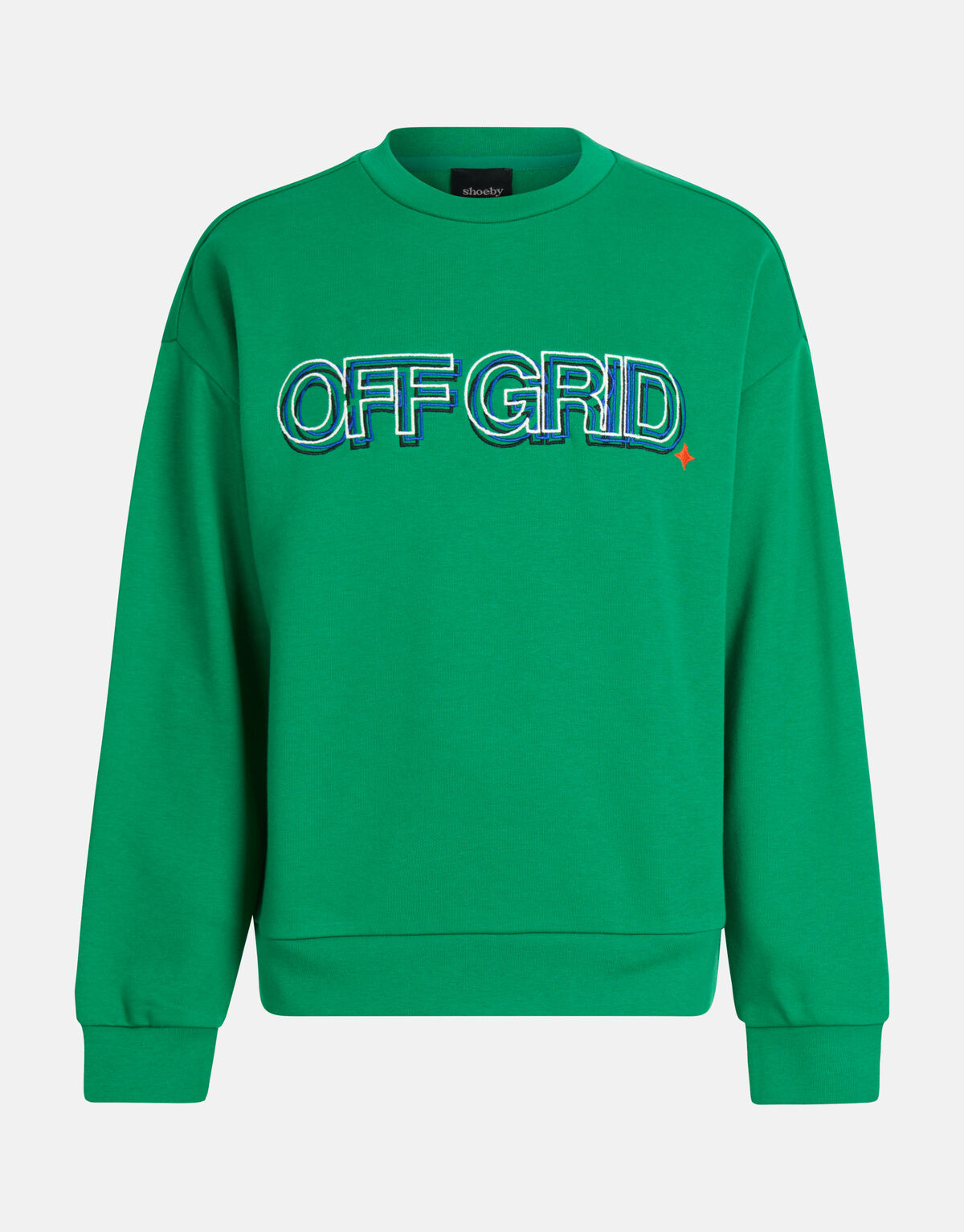 Stickerei Kunstwerk Pullover Grün SHOEBY BOYS