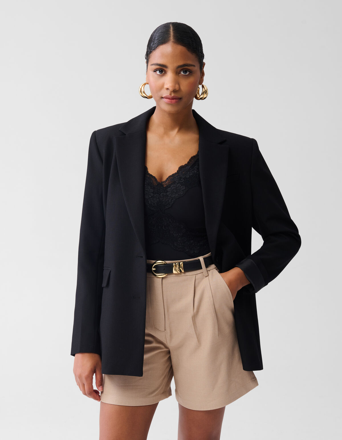 Schnalleng&uuml;rtel Schwarz SHOEBY ACCESSOIRES