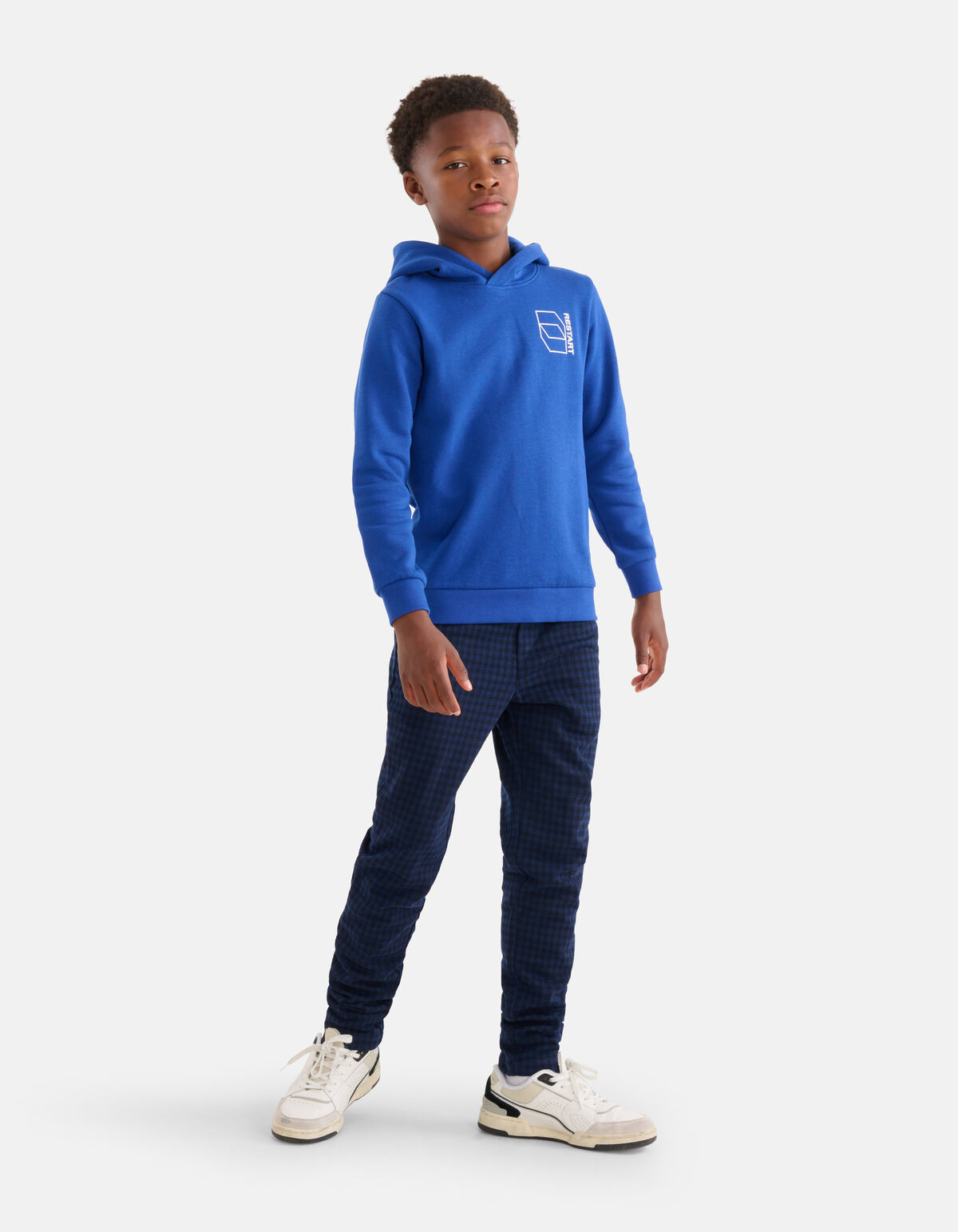 Print Hoodie Kobaltblau SHOEBY BOYS