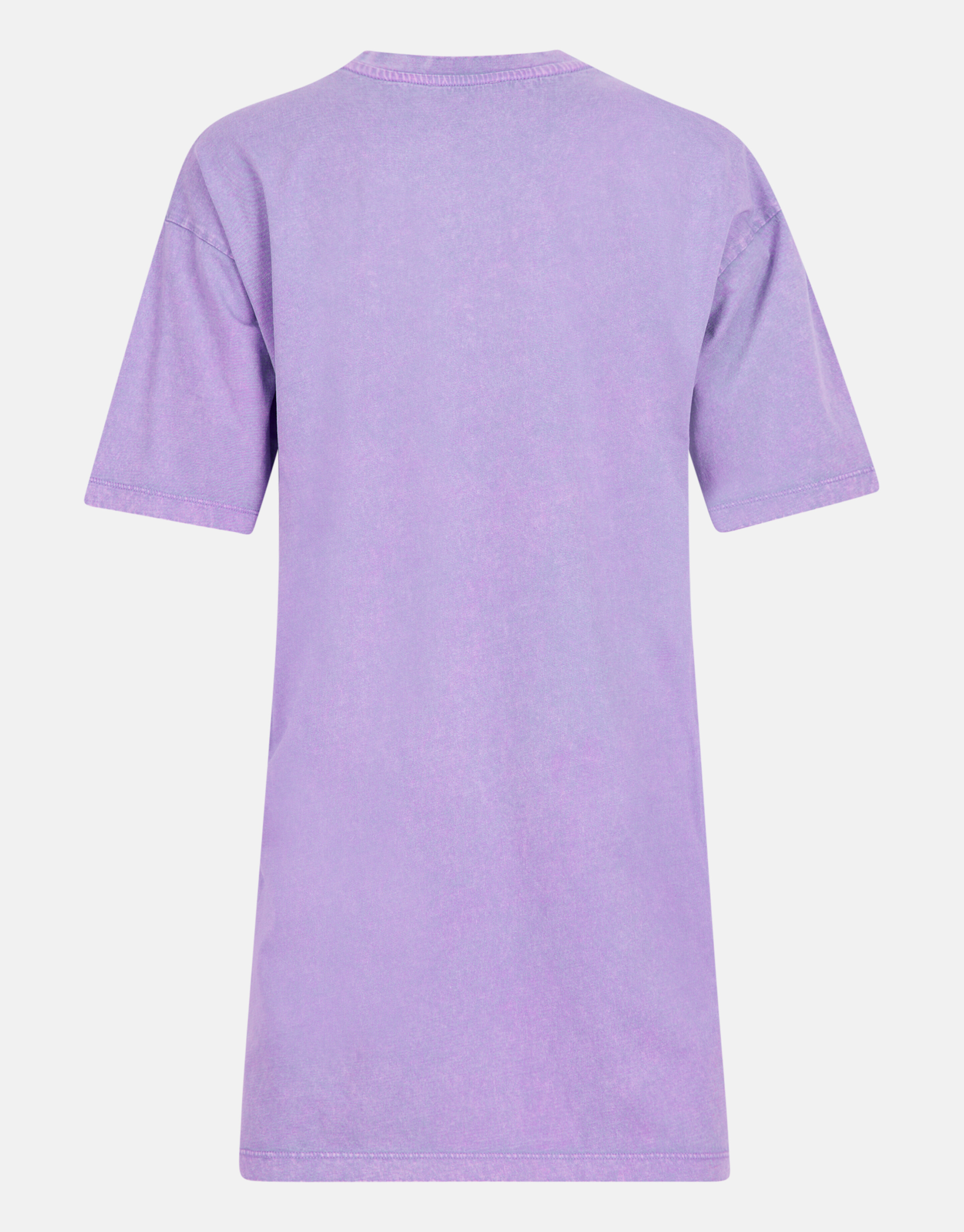 Gewaschenes T-Shirt Kleid Hellviolett SHOEBY WOMEN