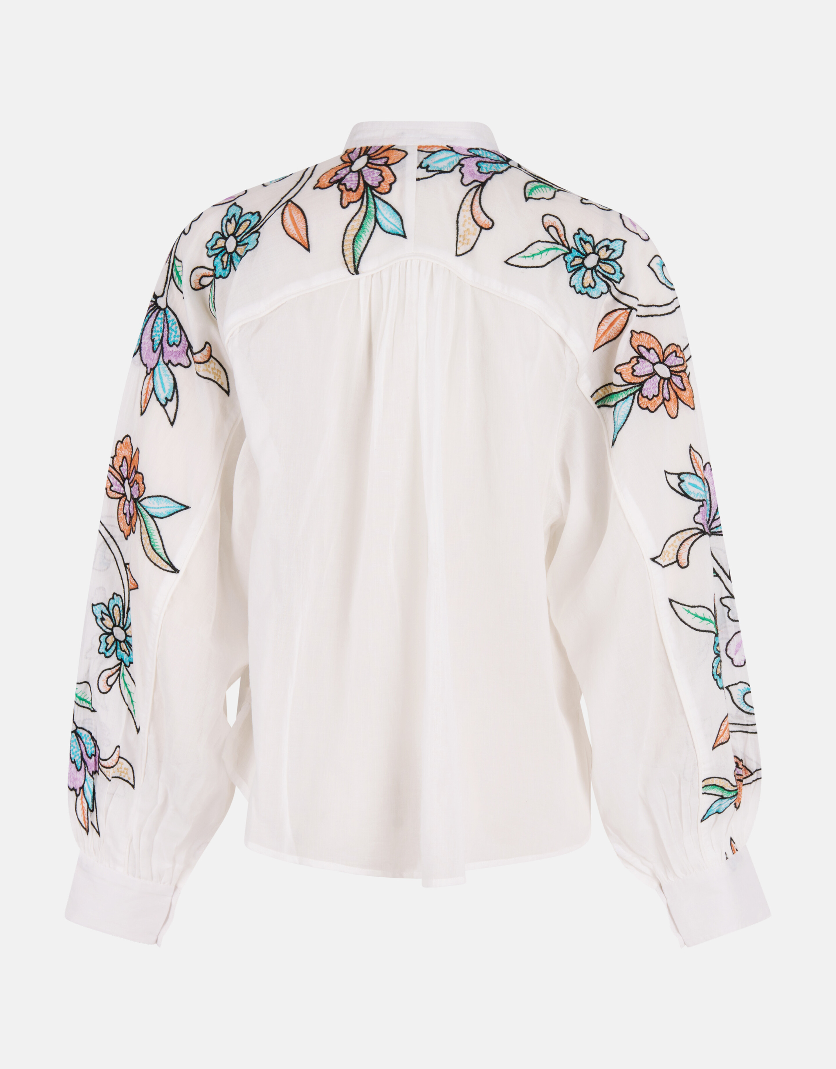 Bestickte Bluse Off White SHOEBY WOMEN