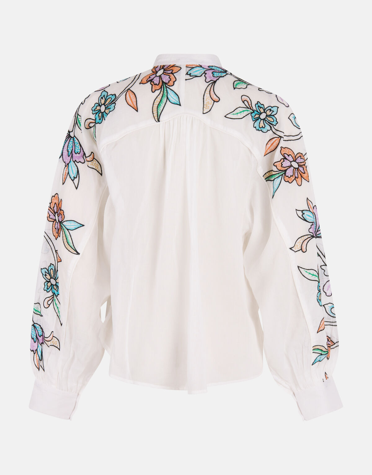 Bestickte Bluse Off White SHOEBY WOMEN