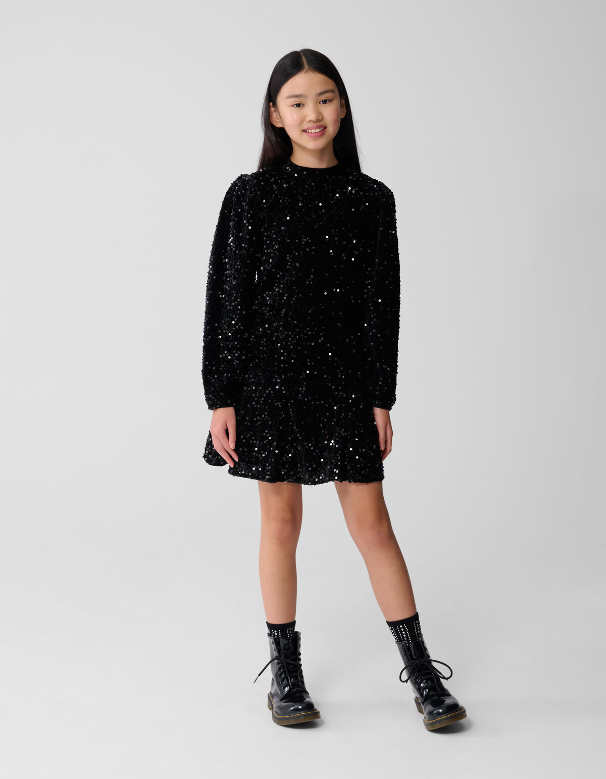 Sequin Minirock Schwarz SHOEBY GIRLS