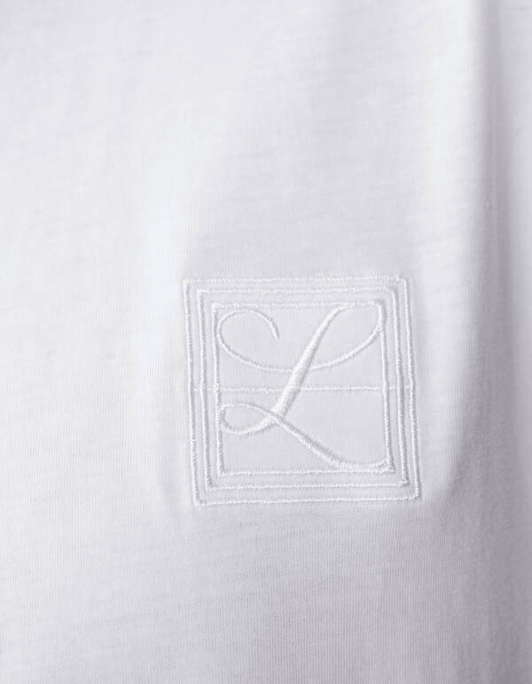 Oversized Basic T-Shirt Weiß Von Lonneke SHOEBY WOMEN