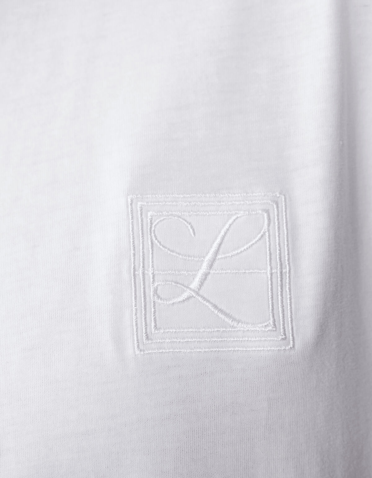 Oversized Basic T-Shirt Weiß Von Lonneke SHOEBY WOMEN