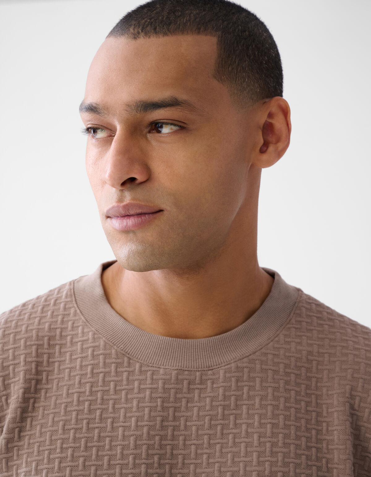 Struktur Pullover Beige SHOEBY MEN