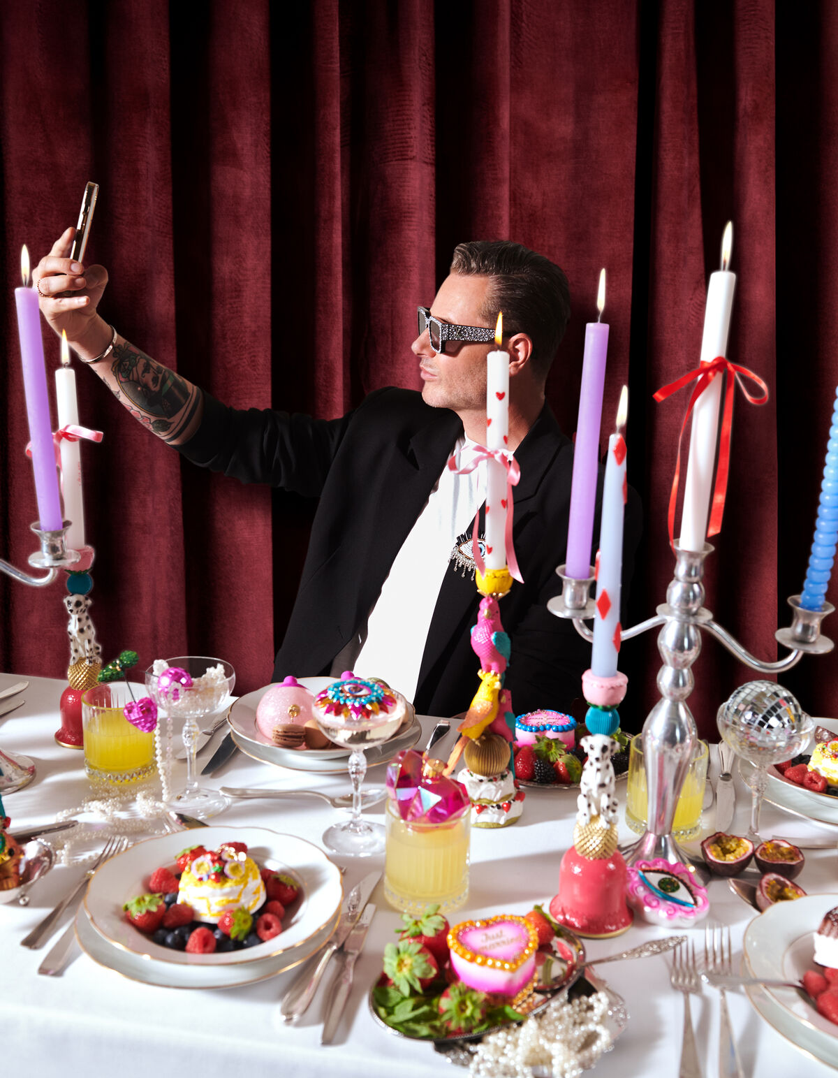 Just Married Weihnachtskugel Rosa By Fred SHOEBY ACCESSOIRES