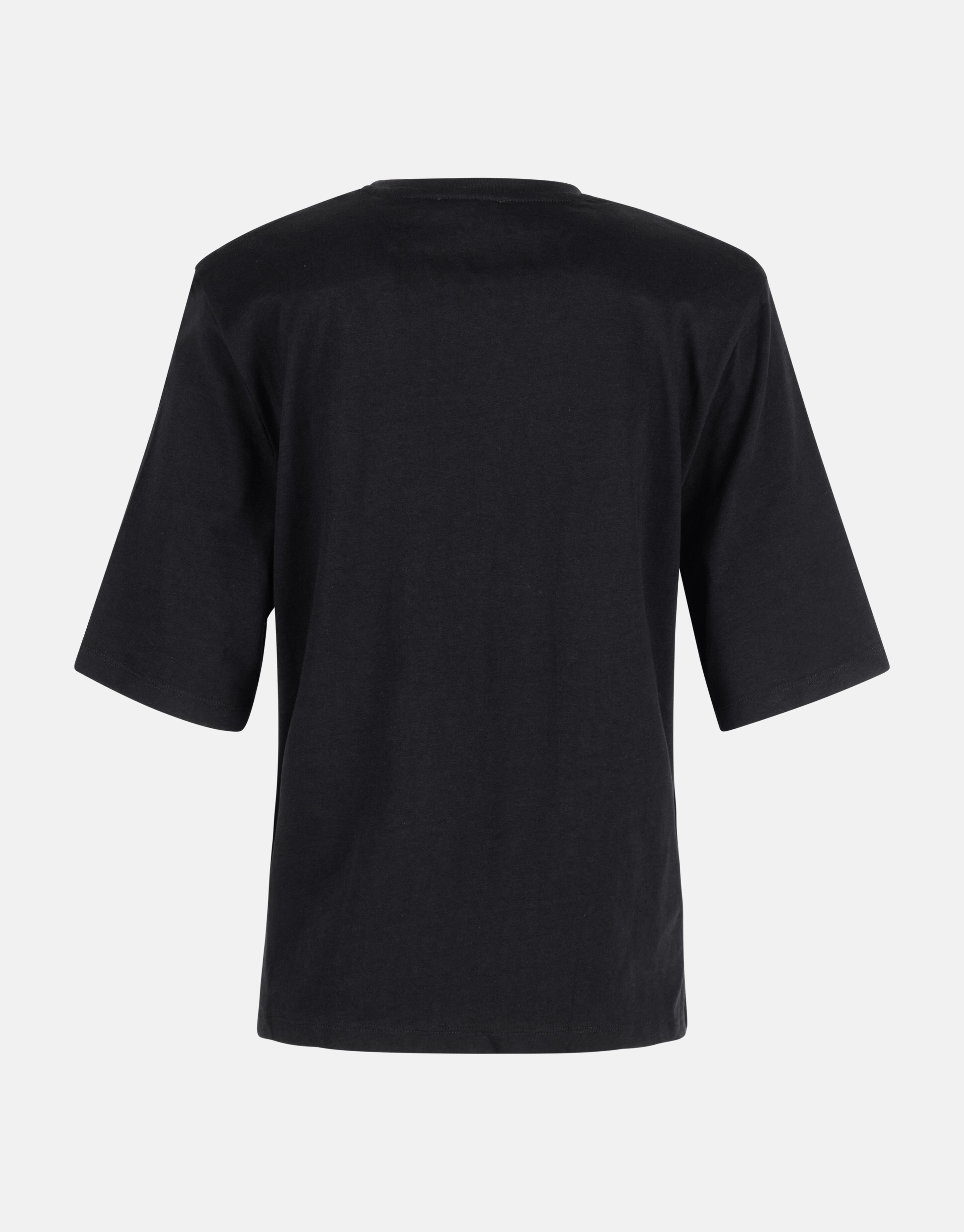 T-Shirt mit Schulterpolster Schwarz SHOEBY WOMEN