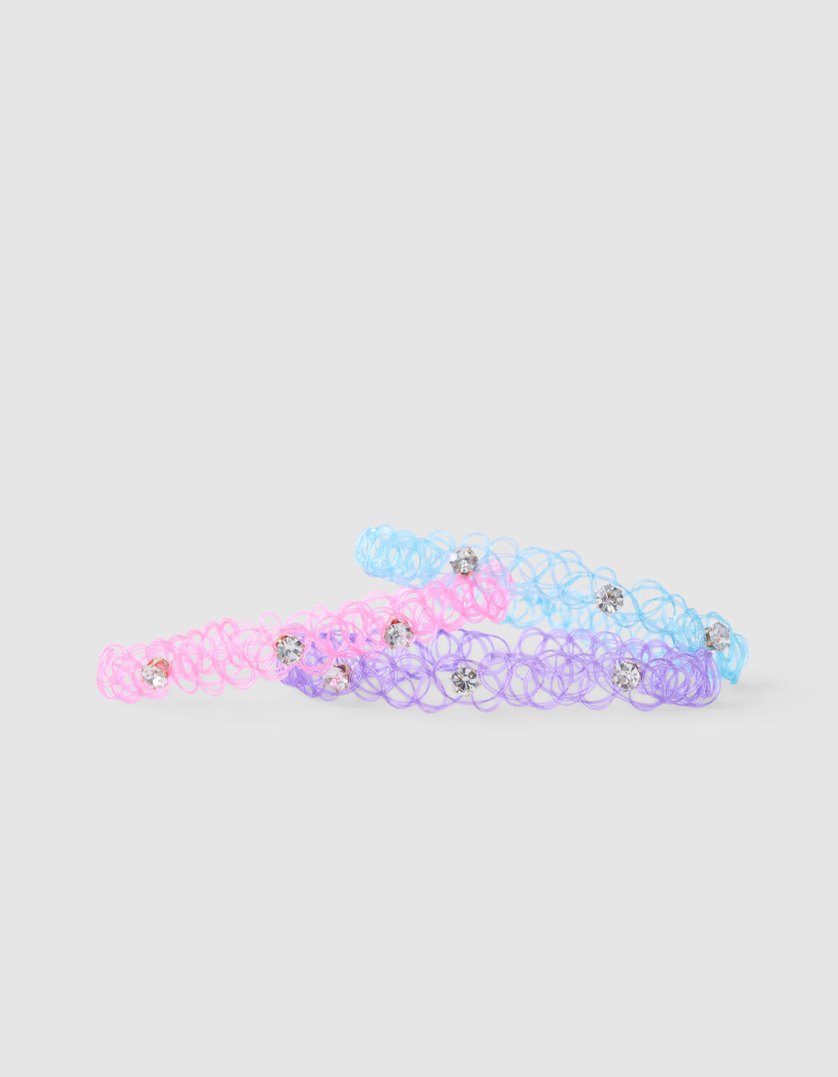 Strassstein-Regenbogen-Kropfband-Set SHOEBY ACCESSOIRES