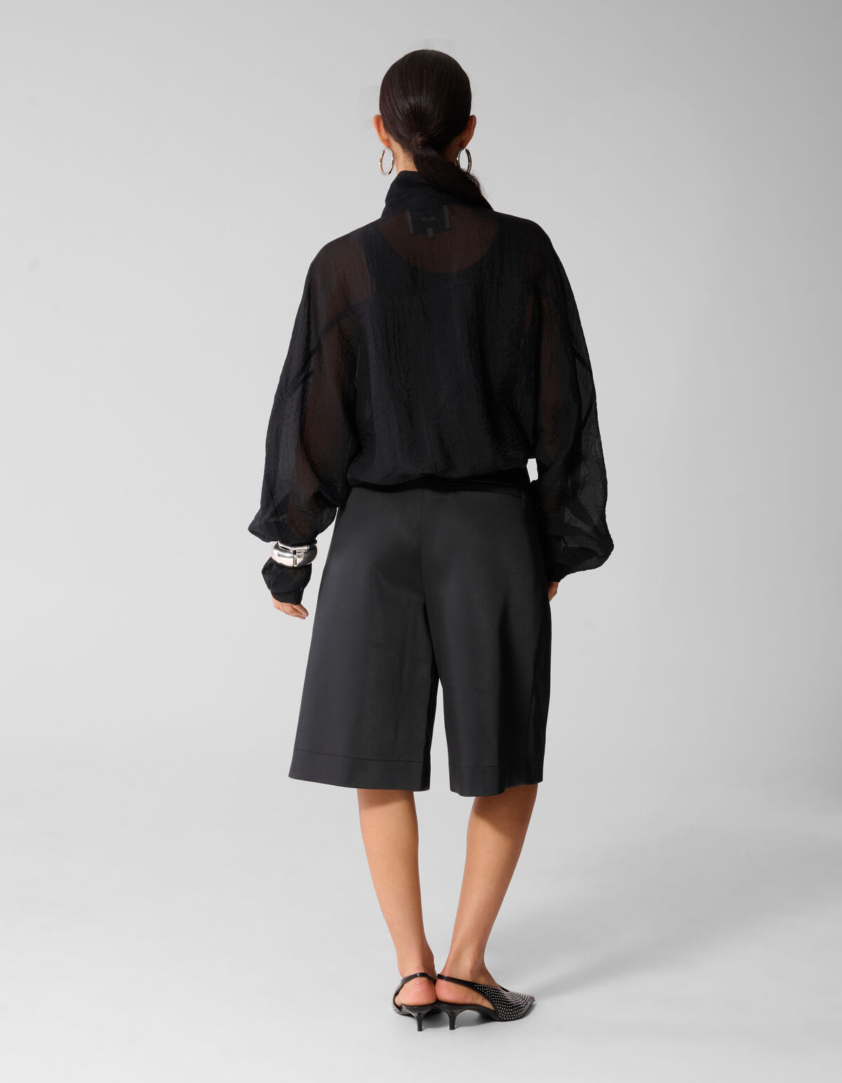 Organza Track Jacke Schwarz SHOEBY WOMEN